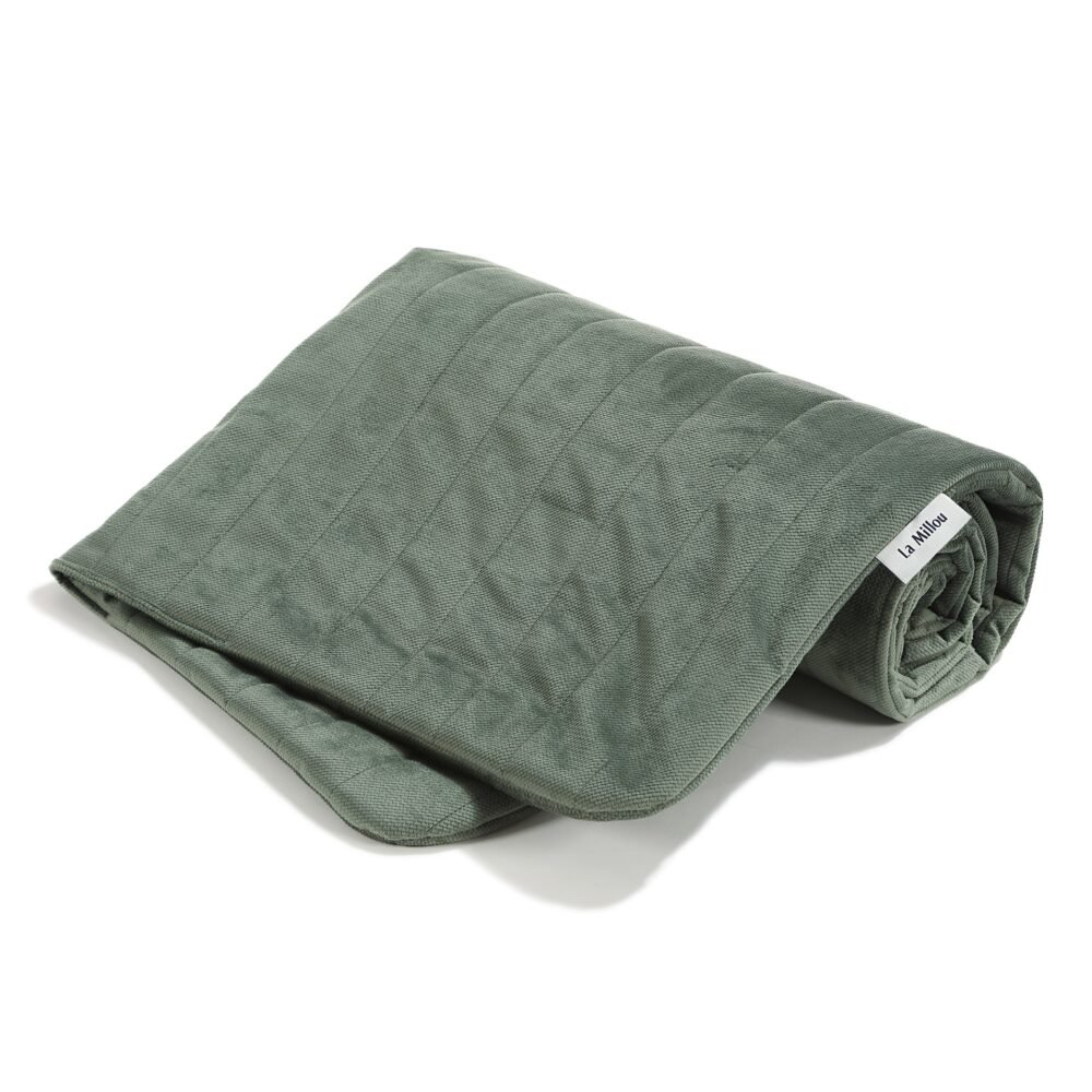 Warm blanket Velvet Pure KHAKI - L - 110 x 140 cm Main image