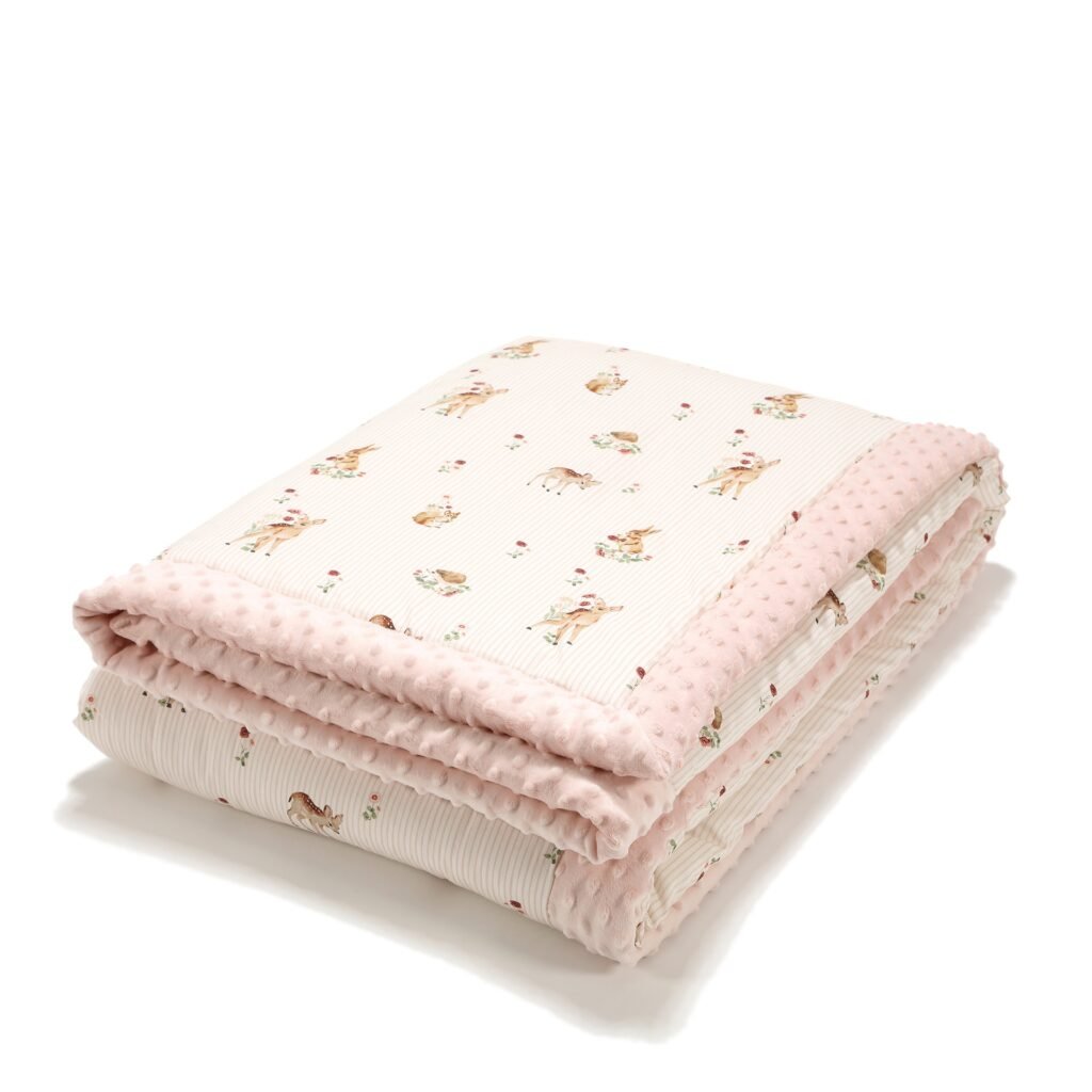 Couverture chaude en tissu Minky BAMBILAND - XL - 140 x 200 cm Image principale