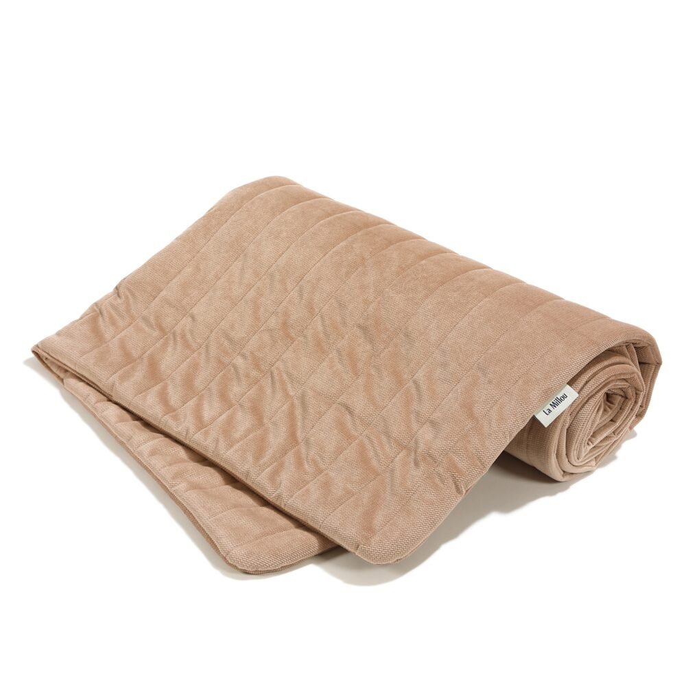 Warm blanket Velvet Pure MOCCA - L - 110 x 140 cm Main image