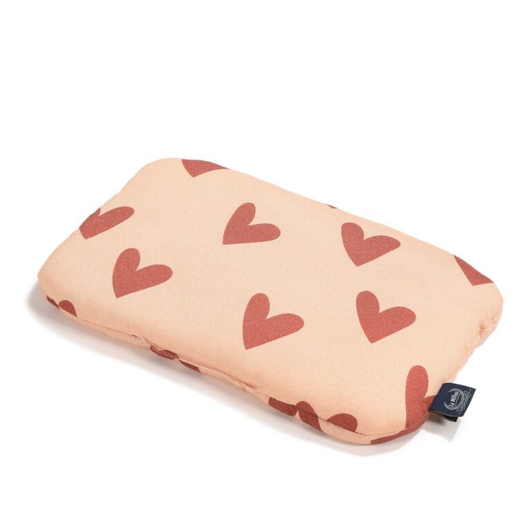 Bamboo pillow HEARTBEAT PINK - S - 20 x 30 cm Main image