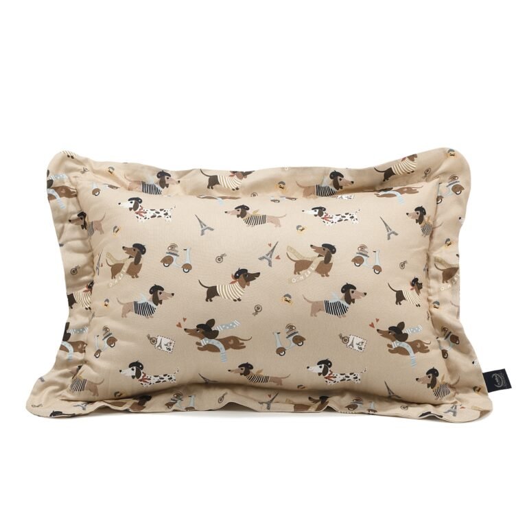 Bamboo pillow PIERRE THE DOG - XL - 50 x 70 cm Main image