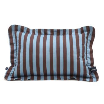 Cuscino in cotone a righe blu - XL - 50 x 70 cm Immagine principale