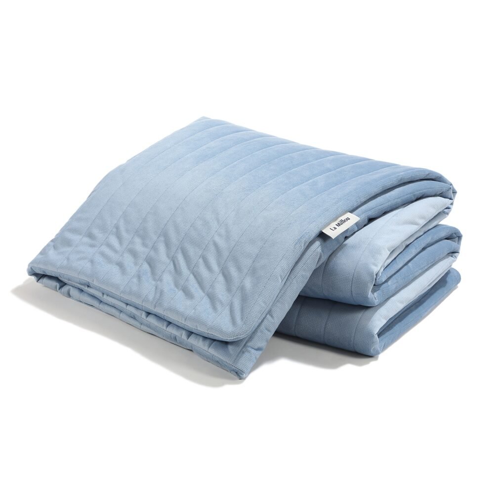 Warme Decke Velvet Pure WIND BLUE - XL - 160 x 200 cm Hauptbild