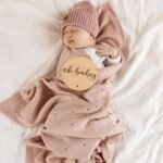 Babydecke Merinowolle Jersey Pink - Image 2