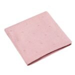 Baby blanket Merino wool jersey pink