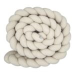 Bettschlange Boucle – Geflochten |410 cm|Beige