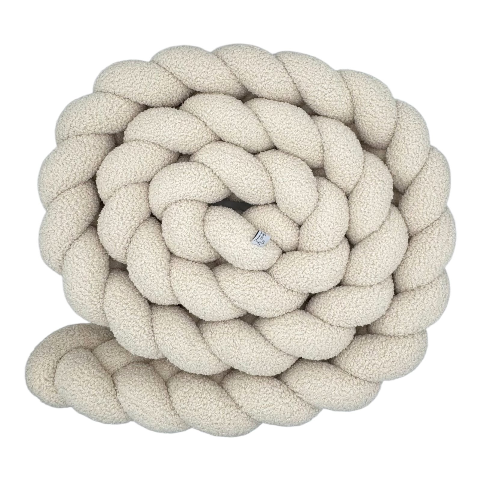 Bettschlange Boucle 410cm Bettschlange Boucle – Geflochten |410 cm|Beige – Bild 1