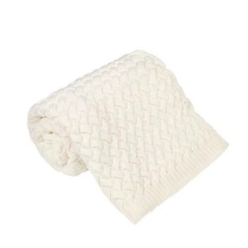 Babydecke Merinowolle  Avenna Cream 75x100cm
